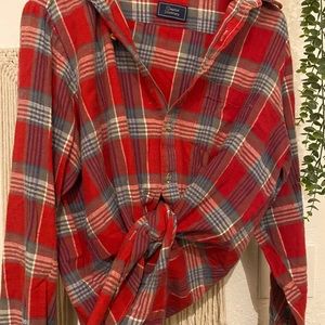 Vintage Red Flannel Size Large
